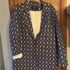 Liverpool Women's Navy Patterned Blazer